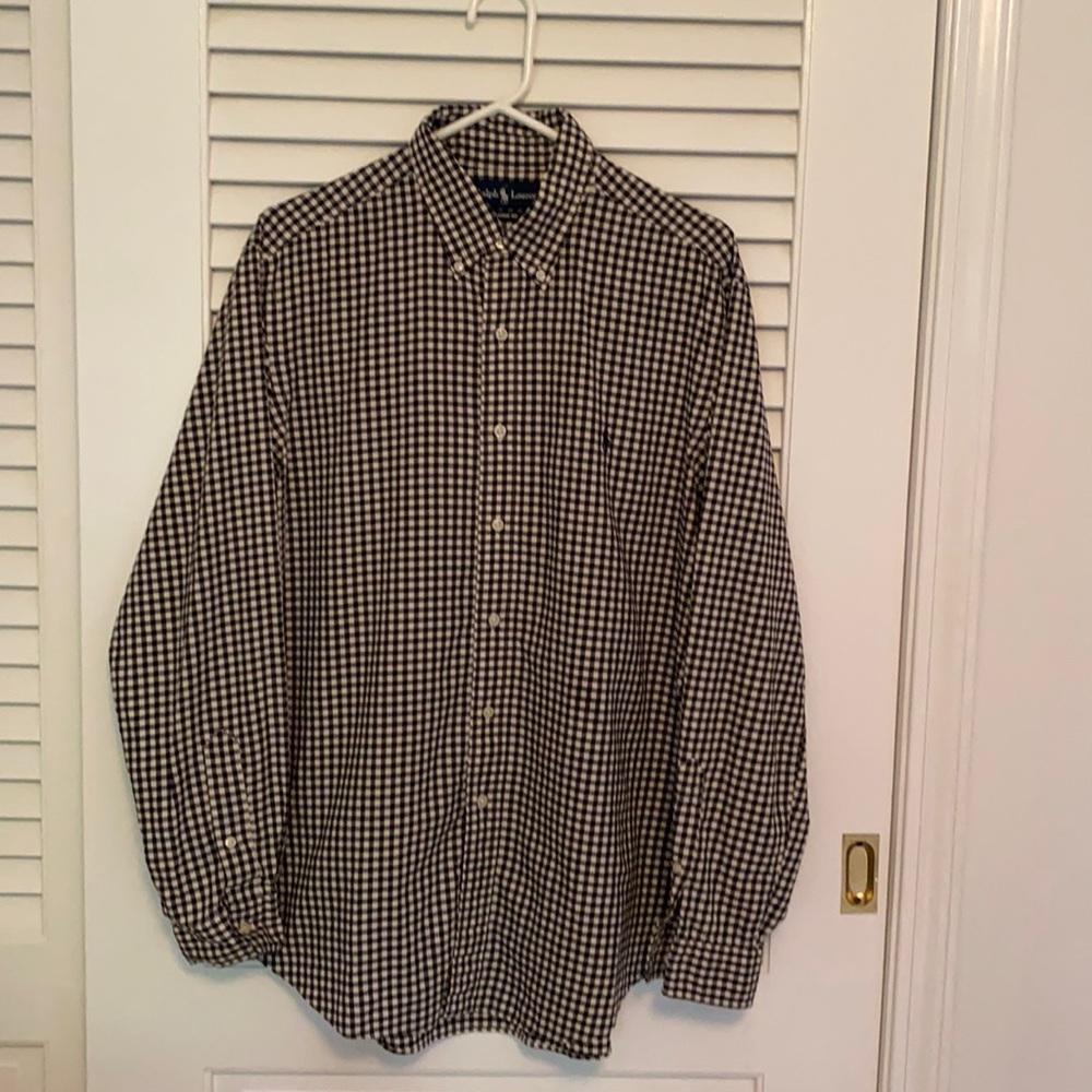 Ralph Lauren Classic Gingham Button Down Shirt